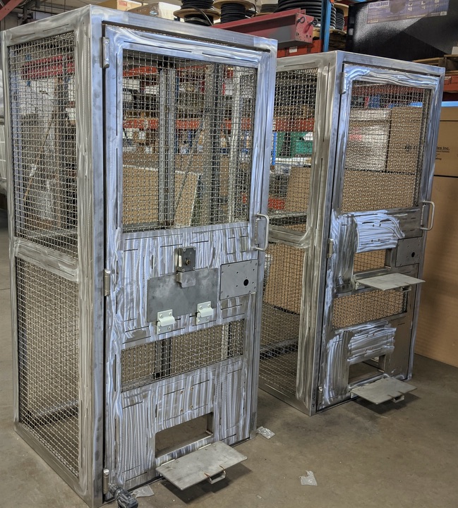 Temporary Holding Cages