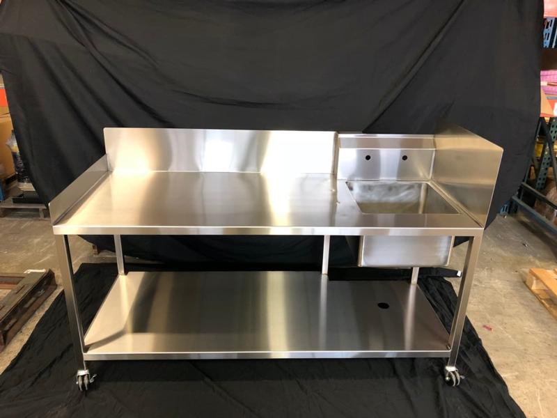 Restaurant Sink & Table